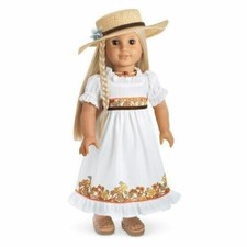 American Girl Doll Julie's BIRTHDAY DRESS OUTFIT Retired 2015 Brand New In Box!