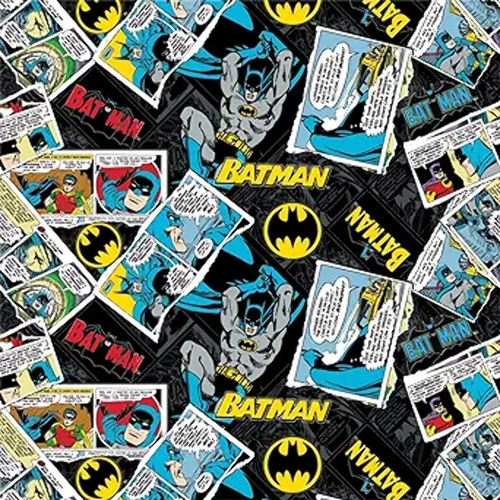 Batman Collage Cotton Fabric - Picture 2 of 2