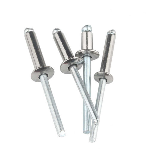 Blindnieten Alu/Stahl Nieten Flachkopf DIN 7337 Popnieten Niete 2,0-6,4 mm - Bild 4 von 89