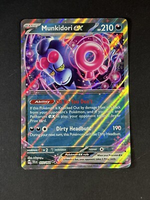 Munkidori ex 037/064 Pokemon Shrouded Fable Double Rare 