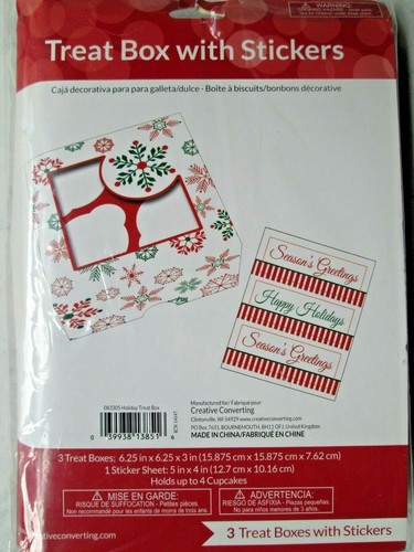 Weihnachtsessen Zubehör - Herzstück / Kuchenständer / Leckerbissenboxen / Etiketten - Bild 9 von 13