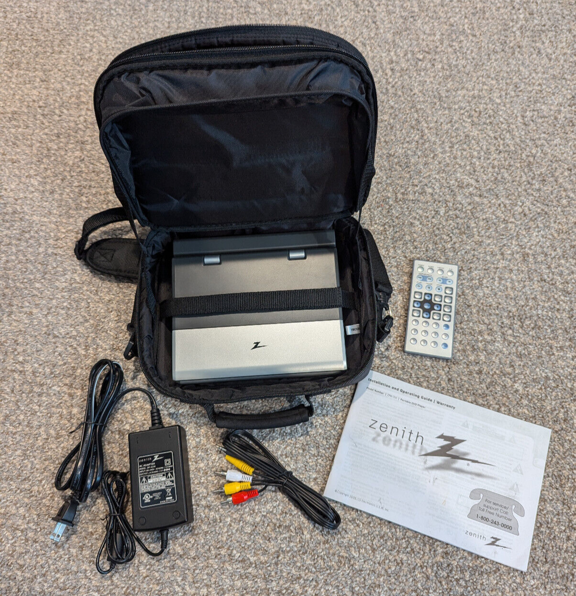 Portable DVD Player Zenith 7