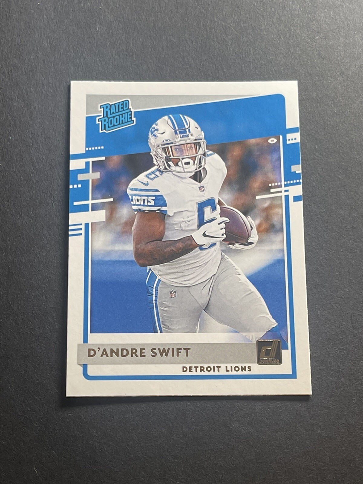 2020 Panini Donruss Rated Rookie D'Andre Swift #309 Rookie RC Lions Eagle UGA