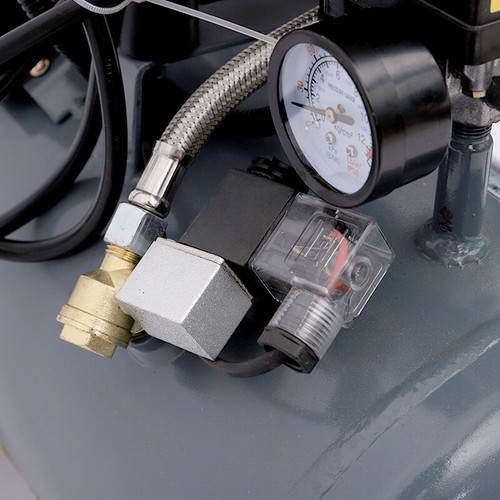 Air Compressor 25L Litre 2.5HP Silent 60db Portable Oil Free 8 Bar 1800W Garage - Picture 8 of 14