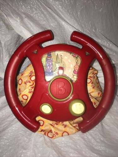 You Turns Steering Driving Wheel Toy Lights Music Sound Effects B Toys. Works - Picture 1 of 7