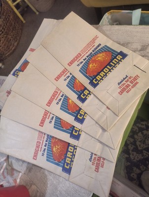 (5) NOS Carolina Beauty Self Rising Flour 10 Lb. Paper Sack Bag, (5 Sacks)
