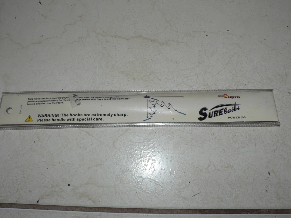 Nuevo Señuelo de Pesca Surebait Mar Profundo Agua Salada Alta Potencia Metal Plantilla Azul 200g Foto 4 de 4