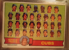 1979 Topps #551 Chicago CUBS Team Checklist Sheet 