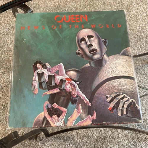 Queen News of the World Vinyl LP Gatefold Elektra Records 6E-112 1st Press