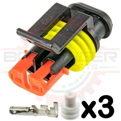 2 Way for Tyco Super Seal 1.5 Connector Kit for High Power Relay Connection
