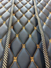 Truck Eco Leather Floor Set Blackgold Fit Volvo Fh5 Fh4 Twin Air Seats