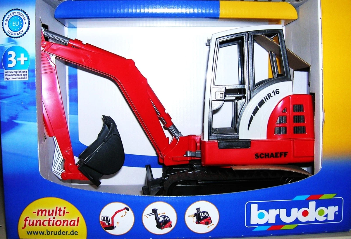 BRUDER 02432 Schaeff HR16 Mini excavator New