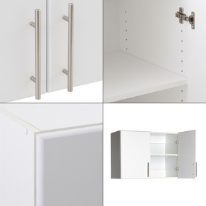 Elite 32 In Wood Laminate Cabinet In White Wall Stackable Storage Prepac Home 772398120065 Ebay