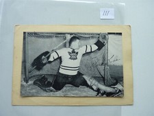 VINTAGE 1944/64 BEEHIVE HOCKEY PHOTO TORONTO MAPLE LEAFS TURK BRODA  NO111