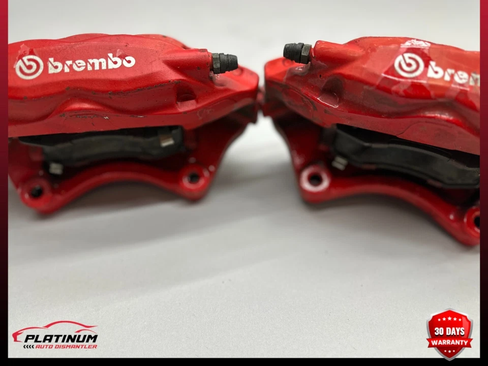 Juego de pinzas de freno traseras izquierda y derecha Dodge Charger Challenger Brembo 12-23 OEM Foto 3 de 4