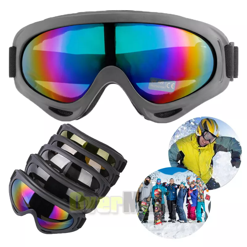 Gafas de Esquí para Hombres Lentes Antiniebla para Motocicleta Nieve  Snowboard