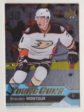 17-18 Upper Deck Brandon Montour SILVER FOIL Young Guns Rookie Panthers 2017