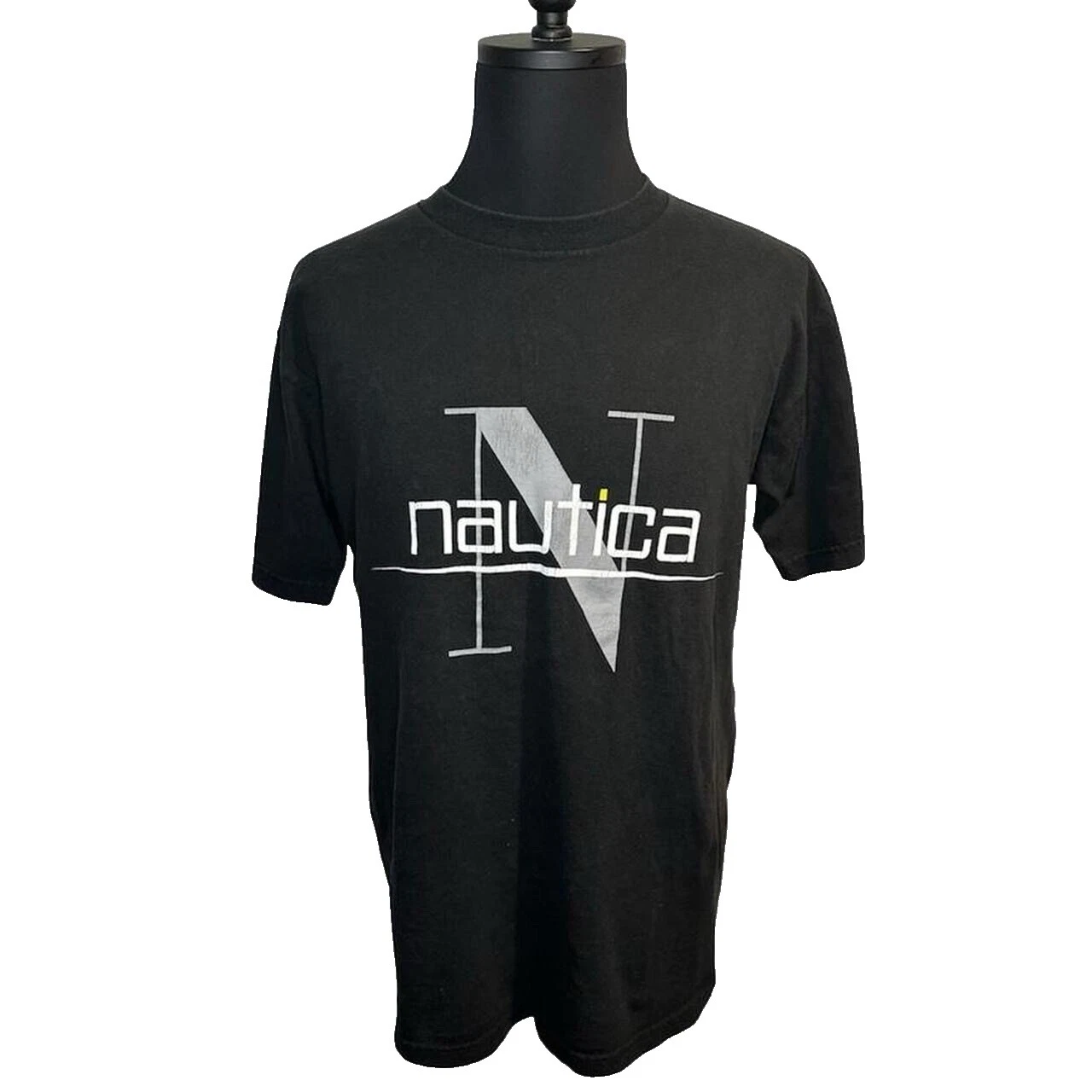 Nautica Negro Camisetas para Hombres