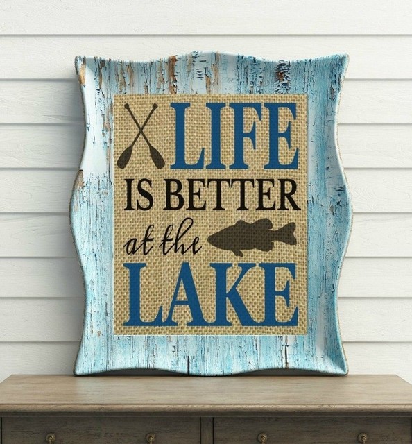Lighted Loon Lake House Sign Life Is Better At The Lake Lodge