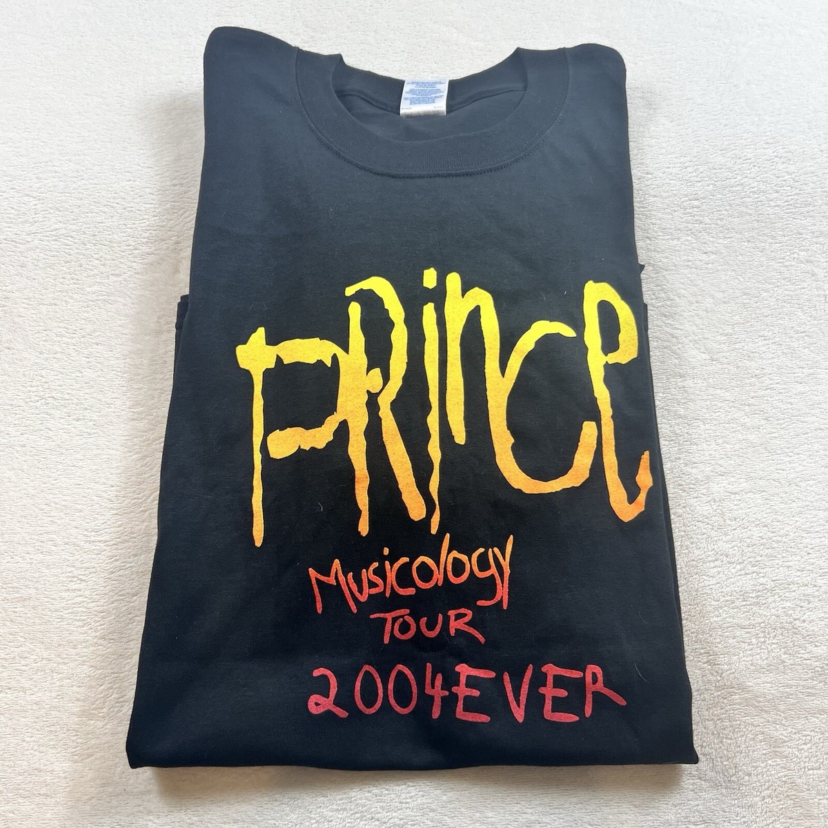 Prince Musicology Tour Concert T Shirt Size XL Tour 2004 Prince Musicology Tour Concert T Shirt Size XL Tour 2004