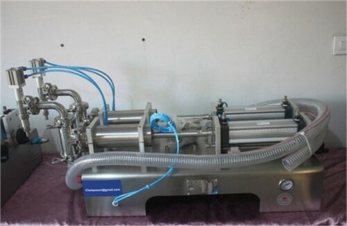 Two Nozzles Pneumatic Liquid Filling Machine 30-300ML For Water, Juice,Shampo cn - Picture 1 of 2
