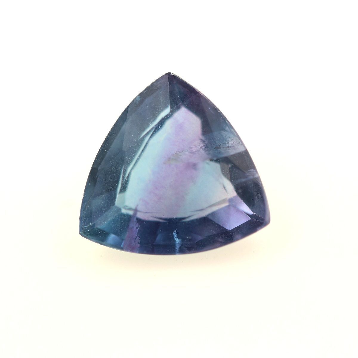 Fluorine arc en ciel 7.83 cts VS2 vraie pierre naturelle sans traitement du Vietnam