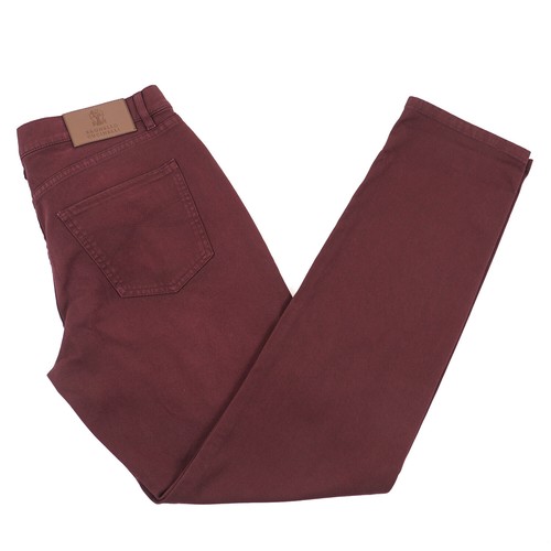 Brunello Cucinelli Burgundy Stretch 