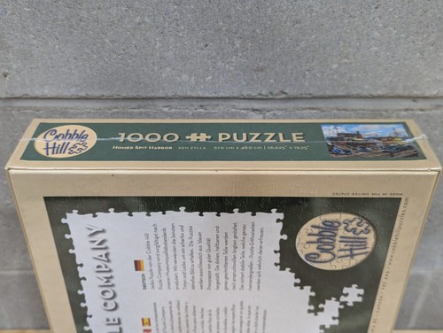 NOS Sealed Cobble Hill 1000 Piece Jigsaw Puzzle - Homer Spit Harbor - Zylla - Picture 3 of 4