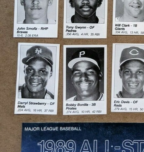 1989 1990 1991 MLB All-Star Game Program Player Cuts - U Pick a player - Picture 170 of 184