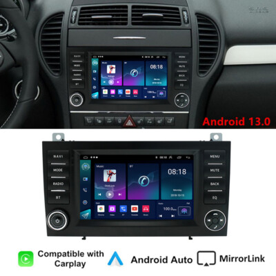 7'' Autoradio GPS für Mercedes SLK200 SLK250 SLK300 SLK350 SLK55 R171 mit Carplay