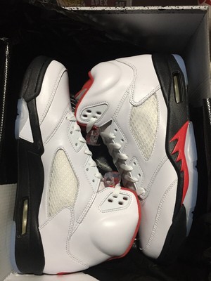 jordan 5 fire red size 10