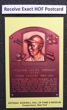 JUDY JOHNSON  Hall-of-Fame Plaque Postcard _ Receive Exact Postcard