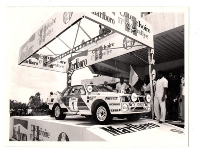 Ivory Coast Rally Official Press Photo -Toyota Celica Group B - Ivory Coast Rally 1986 ...