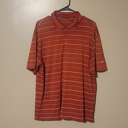 Camisa polo Nike Golf Dri-Fit roja para hombre talla grande