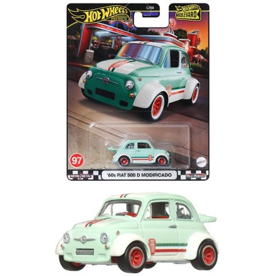 Hot Wheels Boulebird '60S Fiat 500 D Modifficad Ride Toy Minicar 3
