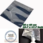 Anti Static Shielding Translucent Reclosable Zip Lock Bags 40x45cm 15.7x17.7inch