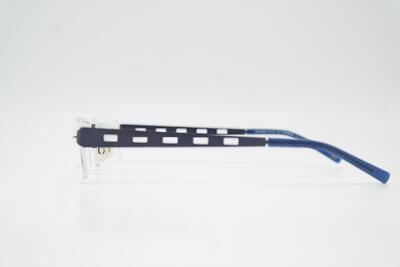Lunettes Seiko T632 En Titane Bleu – Demi-monture, Unisexe, Neuves Sans étiquette