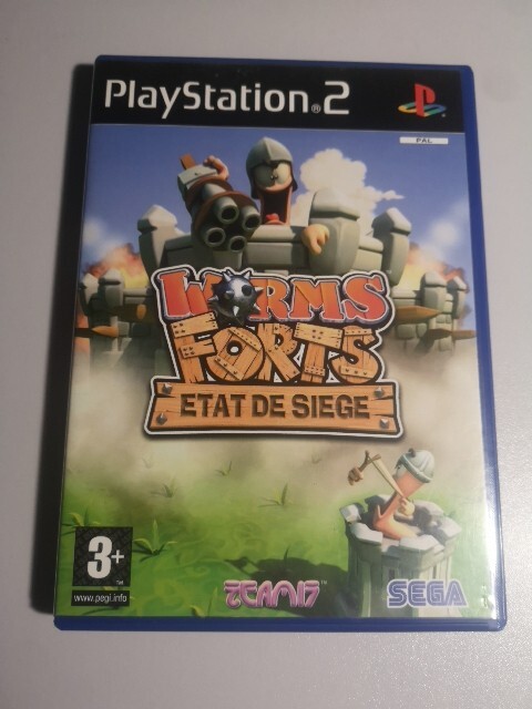Worms Forts: État de Siège – PS2 – Complet – PAL FR – Très bon état