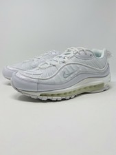 Nike Air Max 98 Triple White 10 5 Pure Platinum Black Silver Reflect 106 For Sale Online Ebay