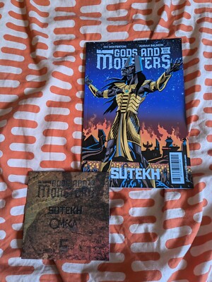 Götter & Monster OMEGA v SUTEKH Comic COVER B+VAM DVD mit Gabriel Woolf Kommentar