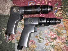 Vintage Central Pneumatic 3/8" & 1/2&rdquo; Reversible Air Drill