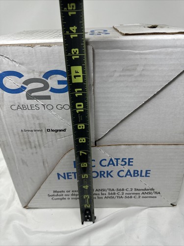 C2G Pvc CAT5E Solid Plenum CMP Cable Grey, network Cable - Picture 7 of 11