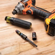 Klein Tools 32933 7-in-1 Impact Flip Socket Set, No Handle