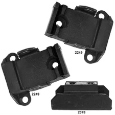 Engine Motor Mounts & Trans Mount 3PCS for Chevrolet Camaro, Impala, Corvette