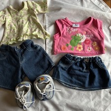Build A Bear clothing lot 2 Outfits Plus Shoes