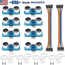 8Pcs Ultrasonic Module Distance Measuring Transducer Sensor Waterproof