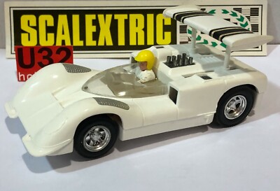 Scalextric exin C-40 Chaparral Gt Weiß Unboxed