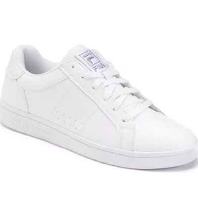 NWB Fila Men's Memory Foam Campora White Sneakers Shoes Size 8 or 9 NWT