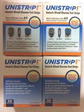 UniStrip 200 Test Strips for Use with Onetouch Ultra Meters Exp: 07/25/2026