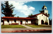 Postcard Mission Santa Cruz California Founded 1791 Unposted